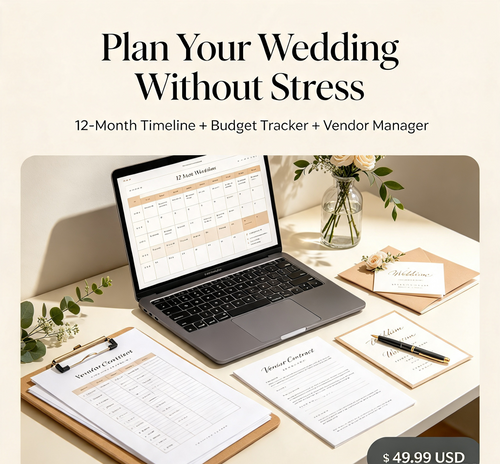 The Complete Wedding Planning Bundle — All Templates & Designs