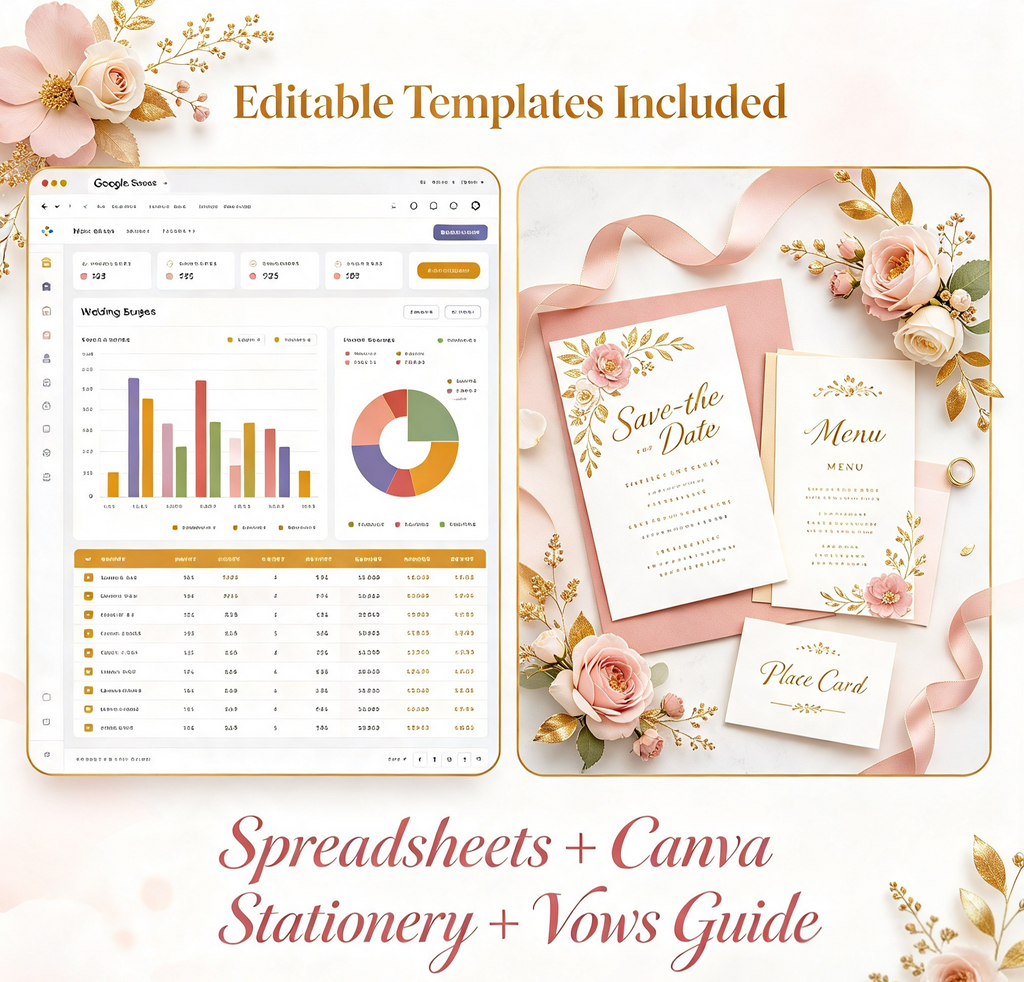 The Complete Wedding Planning Bundle — All Templates & Designs